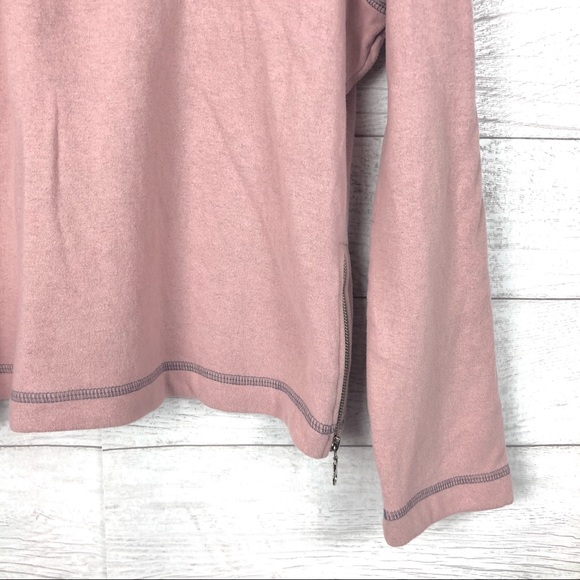 KAREN KANE Pink Half Zip Pullover SweatShirt - Picture 4 of 6